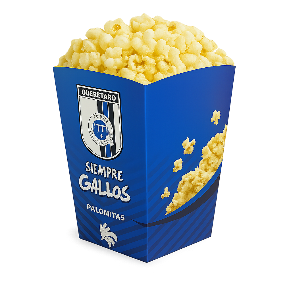 Caja para palomitas con impresión personalizada