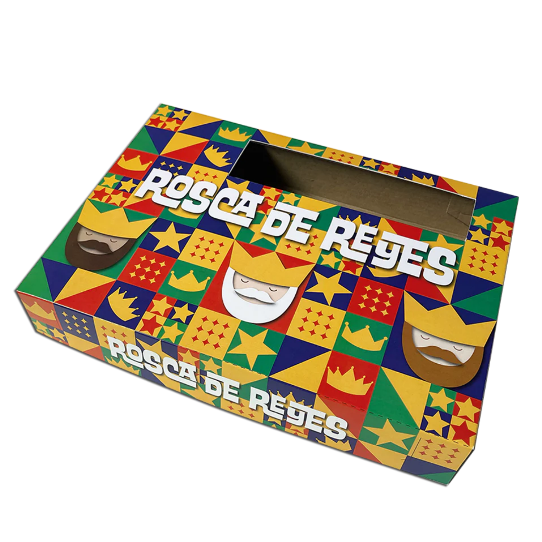Caja para Rosca de Reyes con impresion