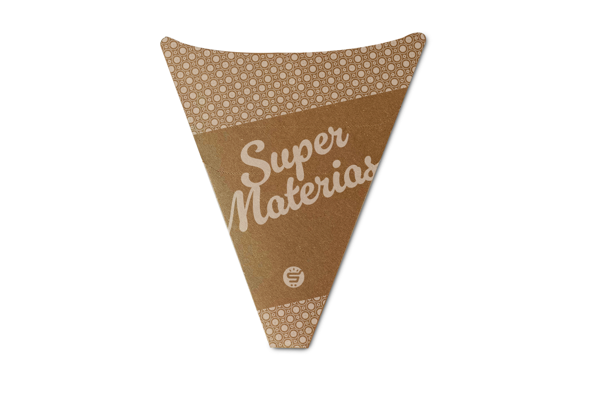 Cono para crepa Kraft personalizado