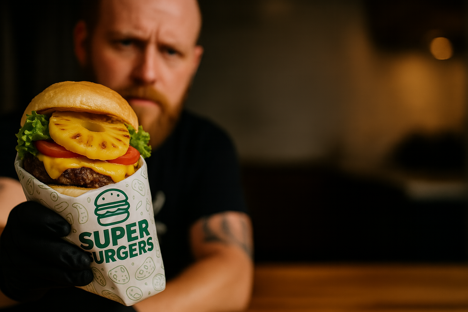 Papel para hamburguesa personalizado