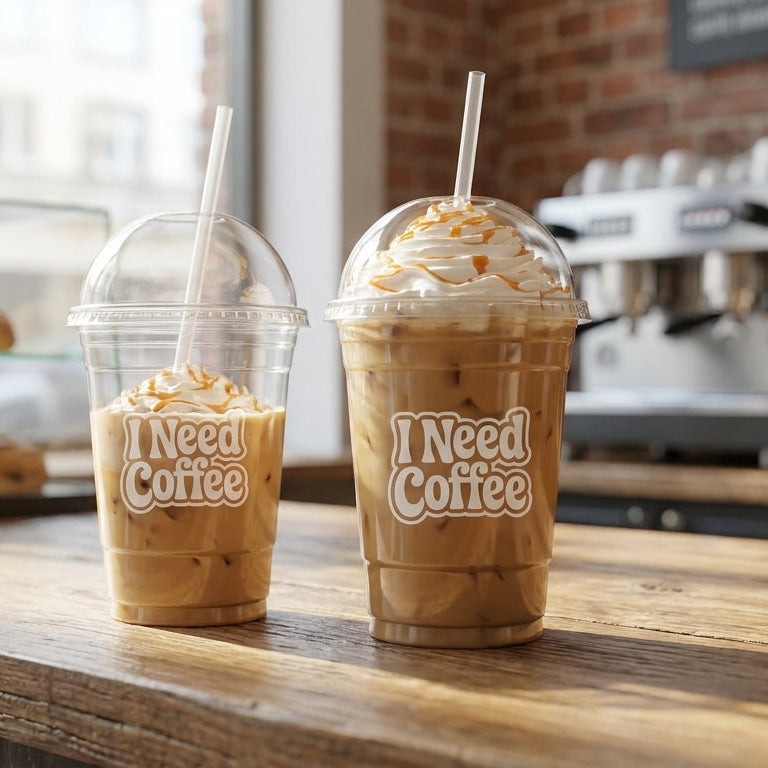 vasos personalizados con logo con frappe