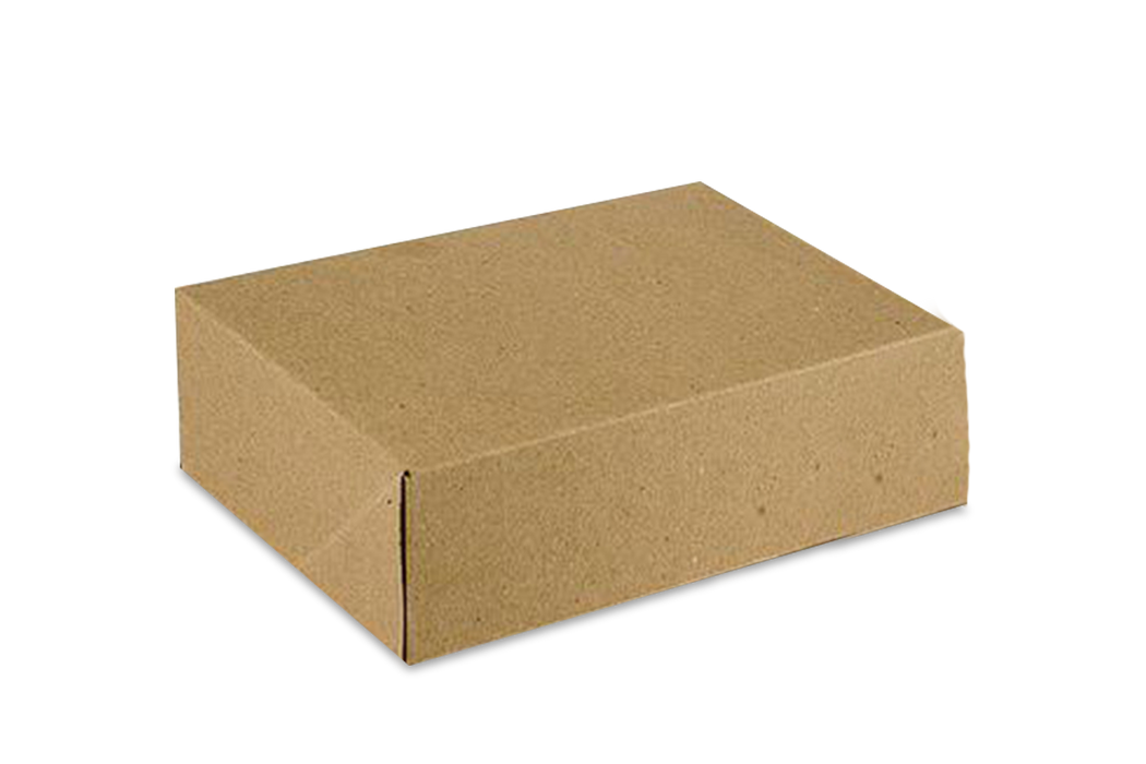 Caja para 6 Cupcakes de cartón Kraft