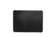Base para pastel rectangular negra