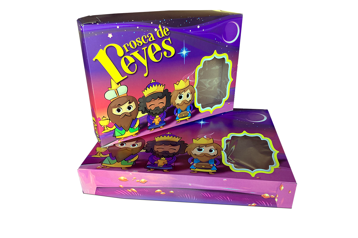 Caja para la Rosca de reyes