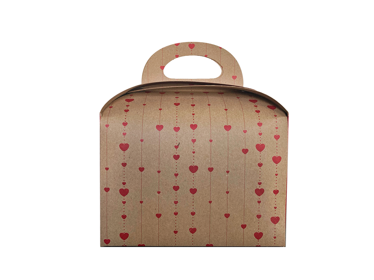 Caja Lunch Mediana San Valentin corazones