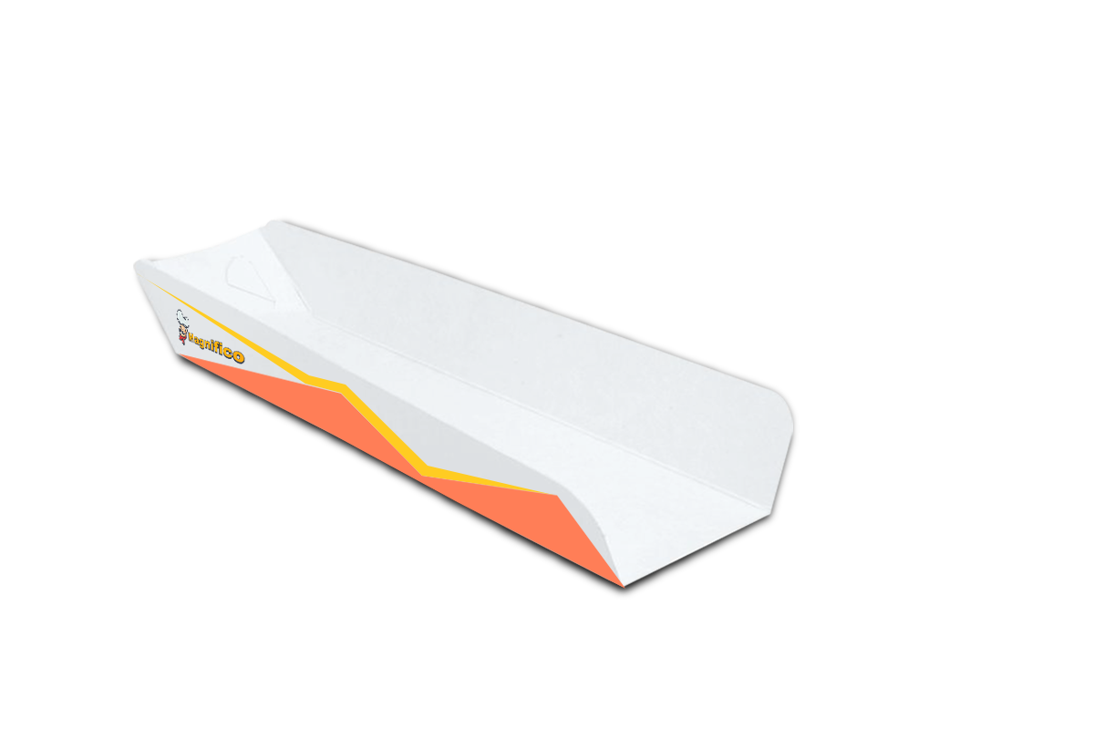 Charola para hot dogs, banderillas y elotes, con impresión personalizada
