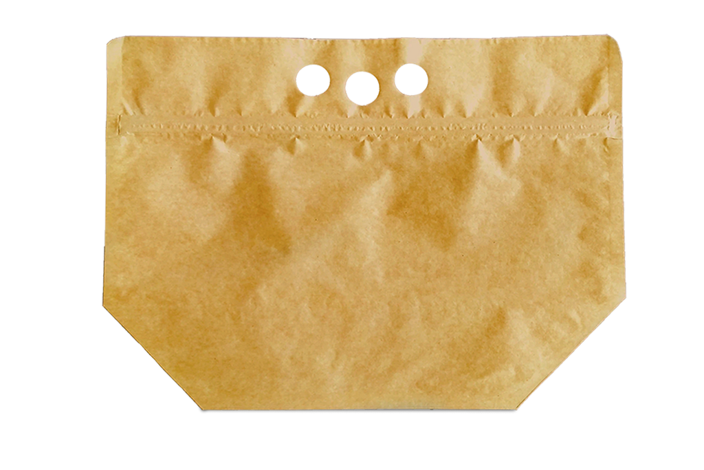 Bolsa de Papel Kraft con Interior Aluminizado con Zipper Resellable para Llevar Alimentos Calientes (Fresh 2go), 31 x 22 x 6 cm.