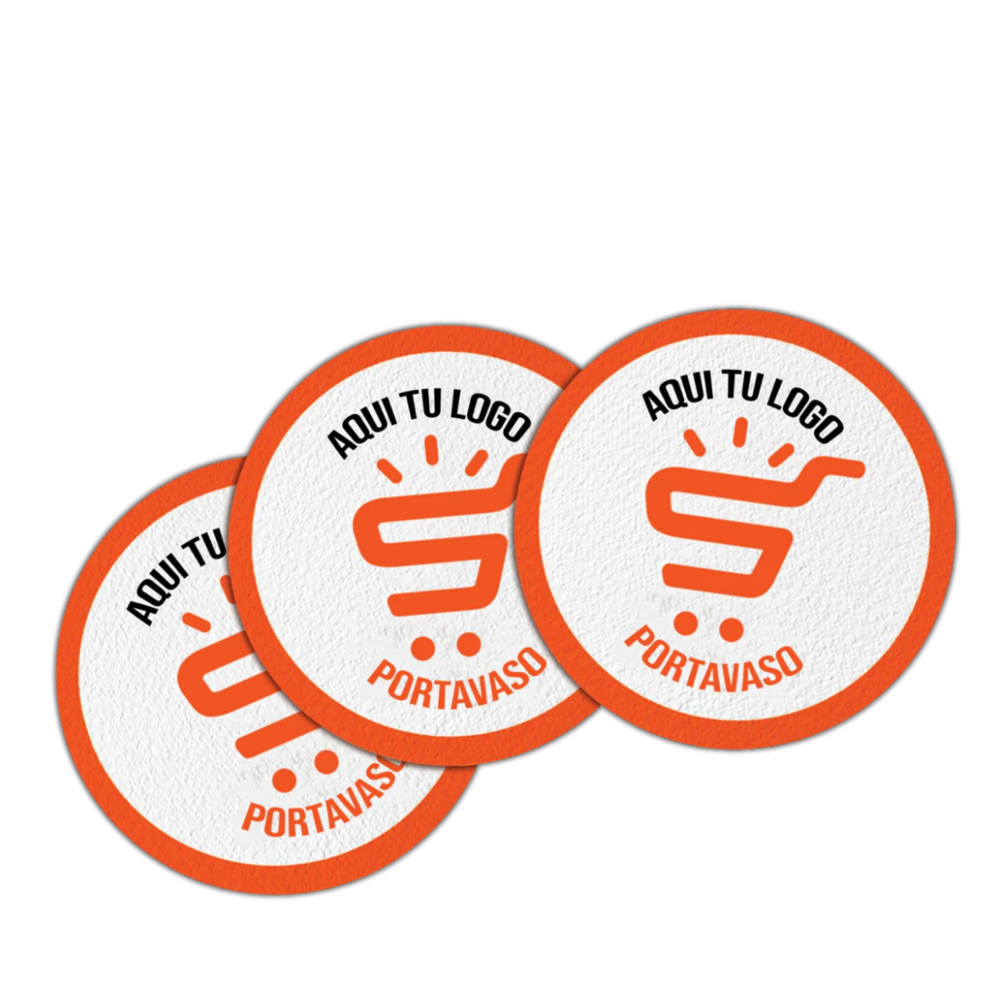Porta vaso circular con tu logotipo