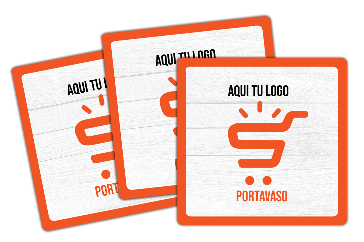 Portavaso cuadrado