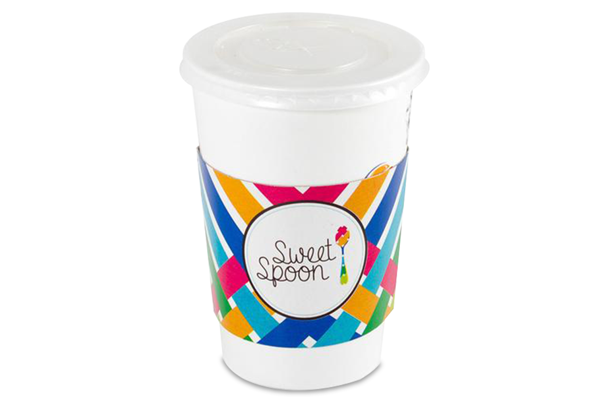 Manga o Fajilla Blanca para Vaso Personalizada