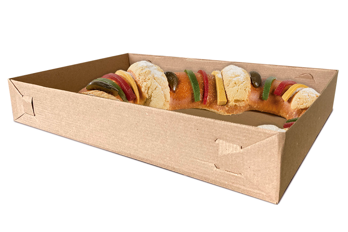 Base de carton para rosca de reyes
