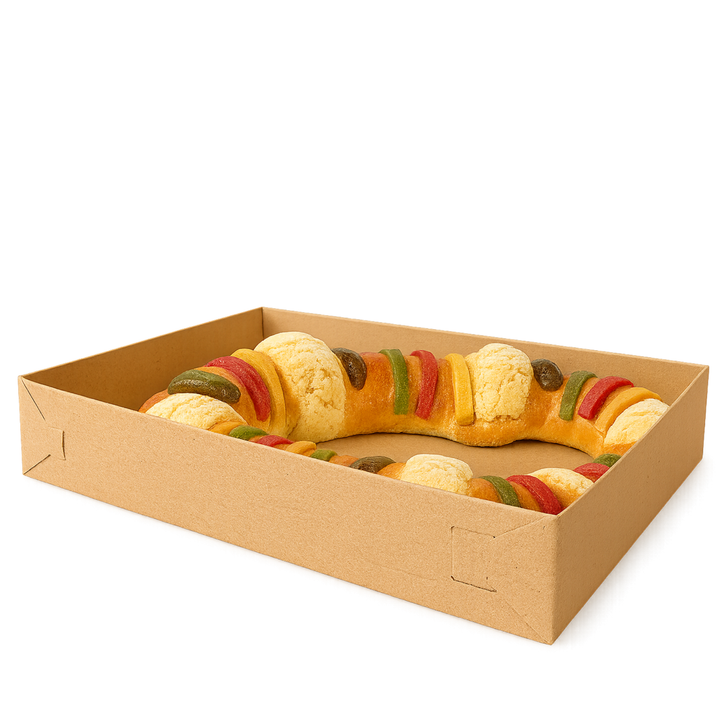 Base de carton para rosca de reyes
