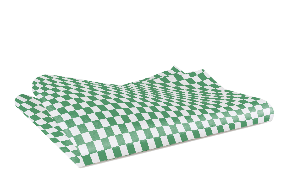 Papel Grado Alimenticio, Cuadros Verdes